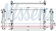 Kühler, Motorkühlung NISSENS 607155