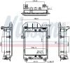 Kühler, Motorkühlung NISSENS 607292 Bild Kühler, Motorkühlung NISSENS 607292