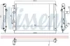Kühler, Motorkühlung NISSENS 607348 Bild Kühler, Motorkühlung NISSENS 607348