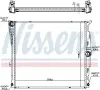 Kühler, Motorkühlung NISSENS 60811 Bild Kühler, Motorkühlung NISSENS 60811