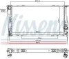 Kühler, Motorkühlung NISSENS 60832 Bild Kühler, Motorkühlung NISSENS 60832