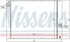 Kühler, Motorkühlung NISSENS 60848 Bild Kühler, Motorkühlung NISSENS 60848