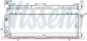 Kühler, Motorkühlung NISSENS 60986