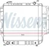 Kühler, Motorkühlung NISSENS 61015 Bild Kühler, Motorkühlung NISSENS 61015