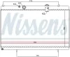 Kühler, Motorkühlung NISSENS 61271 Bild Kühler, Motorkühlung NISSENS 61271