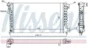 Kühler, Motorkühlung NISSENS 61346 Bild Kühler, Motorkühlung NISSENS 61346