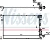 Kühler, Motorkühlung NISSENS 61349A Bild Kühler, Motorkühlung NISSENS 61349A