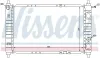 Kühler, Motorkühlung NISSENS 61653 Bild Kühler, Motorkühlung NISSENS 61653