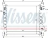 Kühler, Motorkühlung NISSENS 61679 Bild Kühler, Motorkühlung NISSENS 61679