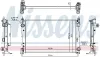 Kühler, Motorkühlung NISSENS 617868 Bild Kühler, Motorkühlung NISSENS 617868