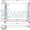 Kühler, Motorkühlung NISSENS 61788 Bild Kühler, Motorkühlung NISSENS 61788