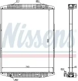 Kühler, Motorkühlung NISSENS 62298
