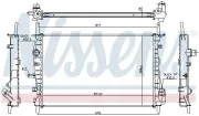 Kühler, Motorkühlung NISSENS 62023A