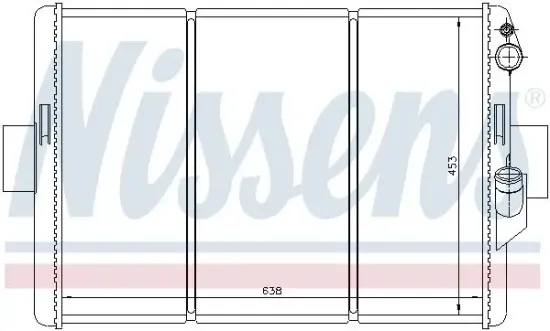 Kühler, Motorkühlung NISSENS 62288 Bild Kühler, Motorkühlung NISSENS 62288