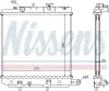 Kühler, Motorkühlung NISSENS 62455A Bild Kühler, Motorkühlung NISSENS 62455A