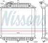 Kühler, Motorkühlung NISSENS 62516 Bild Kühler, Motorkühlung NISSENS 62516