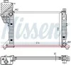 Kühler, Motorkühlung NISSENS 62687A Bild Kühler, Motorkühlung NISSENS 62687A