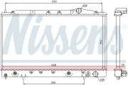 Kühler, Motorkühlung NISSENS 630551