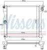 Kühler, Motorkühlung NISSENS 628963 Bild Kühler, Motorkühlung NISSENS 628963
