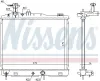 Kühler, Motorkühlung NISSENS 628982 Bild Kühler, Motorkühlung NISSENS 628982