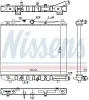 Kühler, Motorkühlung NISSENS 630708 Bild Kühler, Motorkühlung NISSENS 630708