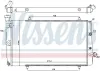 Kühler, Motorkühlung NISSENS 634811 Bild Kühler, Motorkühlung NISSENS 634811