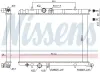 Kühler, Motorkühlung NISSENS 63502 Bild Kühler, Motorkühlung NISSENS 63502