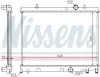 Kühler, Motorkühlung NISSENS 63504 Bild Kühler, Motorkühlung NISSENS 63504