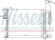 Kühler, Motorkühlung NISSENS 63546