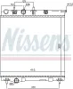 Kühler, Motorkühlung NISSENS 636002 Bild Kühler, Motorkühlung NISSENS 636002