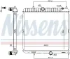 Kühler, Motorkühlung unten vorne NISSENS 636028 Bild Kühler, Motorkühlung unten vorne NISSENS 636028