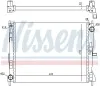 Kühler, Motorkühlung NISSENS 637605 Bild Kühler, Motorkühlung NISSENS 637605