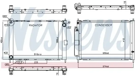 Kühlmodul NISSENS 637625 Bild Kühlmodul NISSENS 637625