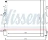 Kühler, Motorkühlung NISSENS 63763 Bild Kühler, Motorkühlung NISSENS 63763