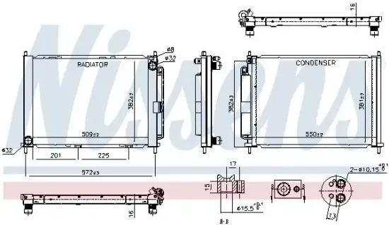 Kühlmodul NISSENS 637654 Bild Kühlmodul NISSENS 637654