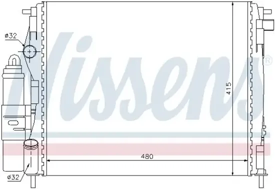 Kühlmodul NISSENS 63773 Bild Kühlmodul NISSENS 63773