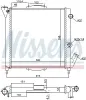 Kühler, Motorkühlung NISSENS 63867 Bild Kühler, Motorkühlung NISSENS 63867