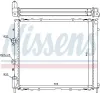 Kühler, Motorkühlung NISSENS 63985 Bild Kühler, Motorkühlung NISSENS 63985