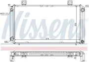 Kühler, Motorkühlung NISSENS 64255