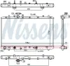 Kühler, Motorkühlung NISSENS 64255 Bild Kühler, Motorkühlung NISSENS 64255