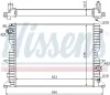 Kühler, Motorkühlung NISSENS 64311A Bild Kühler, Motorkühlung NISSENS 64311A