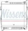 Kühler, Motorkühlung NISSENS 64847 Bild Kühler, Motorkühlung NISSENS 64847