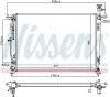 Kühler, Motorkühlung NISSENS 666224 Bild Kühler, Motorkühlung NISSENS 666224