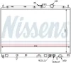Kühler, Motorkühlung NISSENS 66628 Bild Kühler, Motorkühlung NISSENS 66628