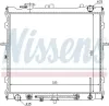 Kühler, Motorkühlung NISSENS 66643 Bild Kühler, Motorkühlung NISSENS 66643