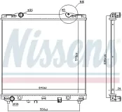 Kühler, Motorkühlung NISSENS 66773