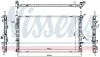 Kühler, Motorkühlung NISSENS 66861 Bild Kühler, Motorkühlung NISSENS 66861