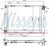 Kühler, Motorkühlung NISSENS 67284 Bild Kühler, Motorkühlung NISSENS 67284