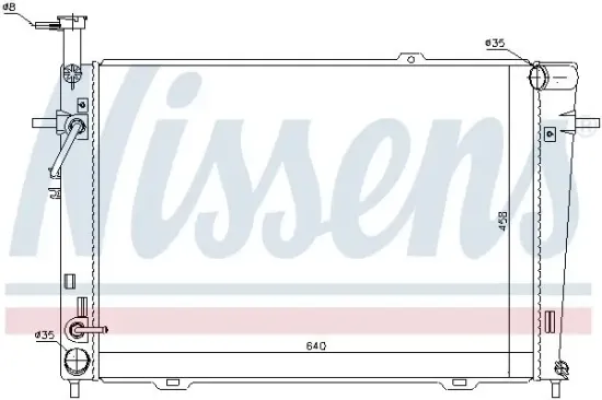 Kühler, Motorkühlung NISSENS 67479 Bild Kühler, Motorkühlung NISSENS 67479