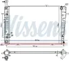 Kühler, Motorkühlung NISSENS 675015 Bild Kühler, Motorkühlung NISSENS 675015